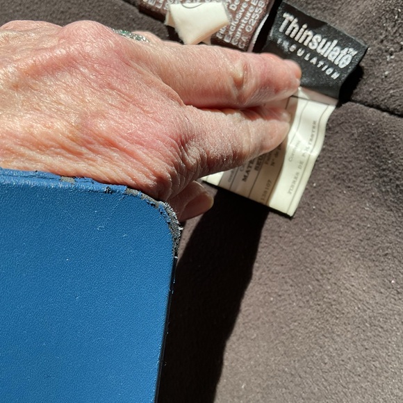 Vintage Danier Men's Brown Leather Thinsulate insulation Jacket Size L - Picture 8 of 13